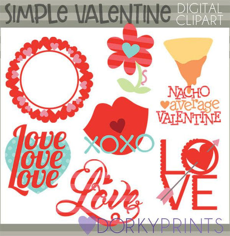 Simple Valentine Clipart
