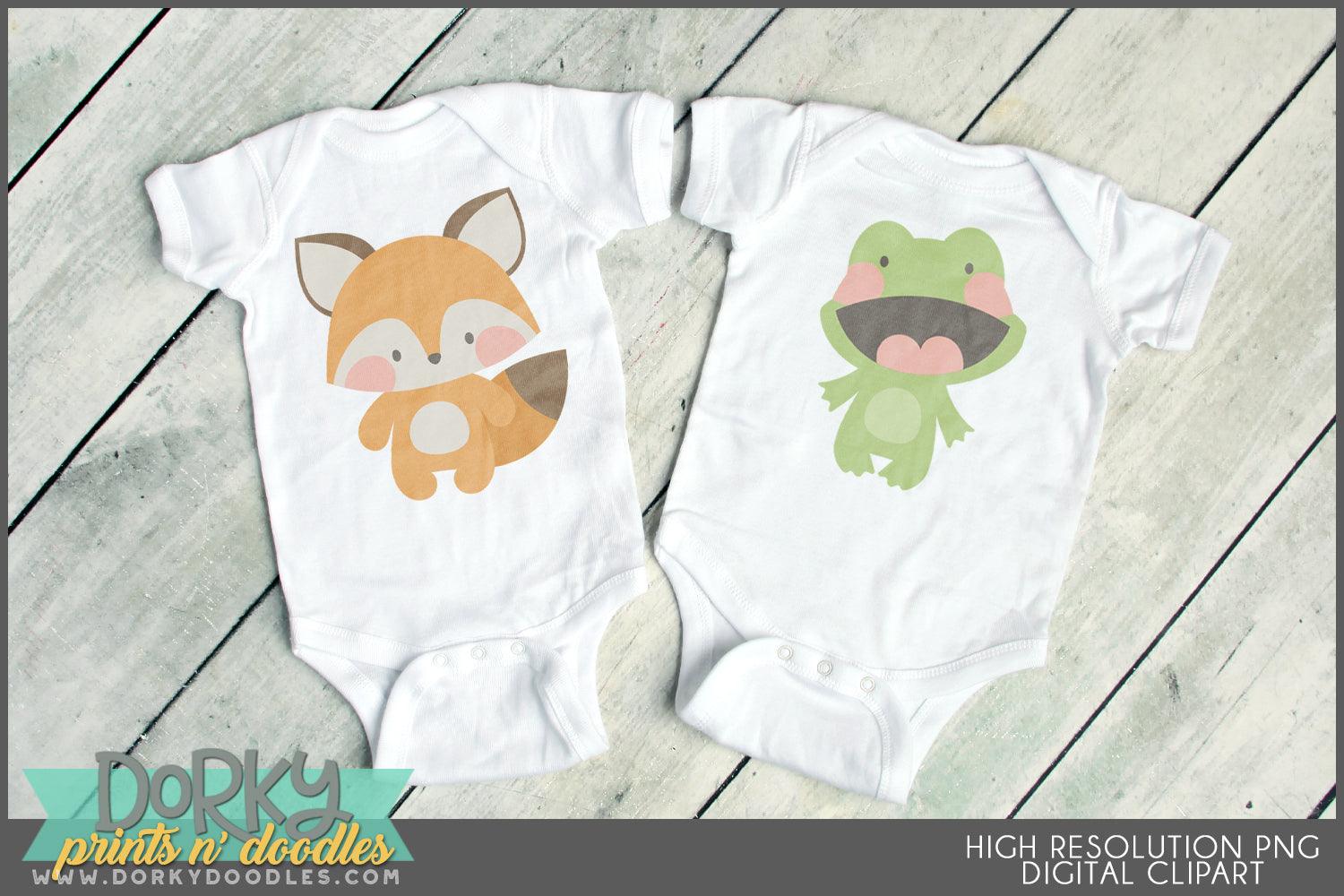 Simply Cute Animals Clipart - Dorky Doodles
