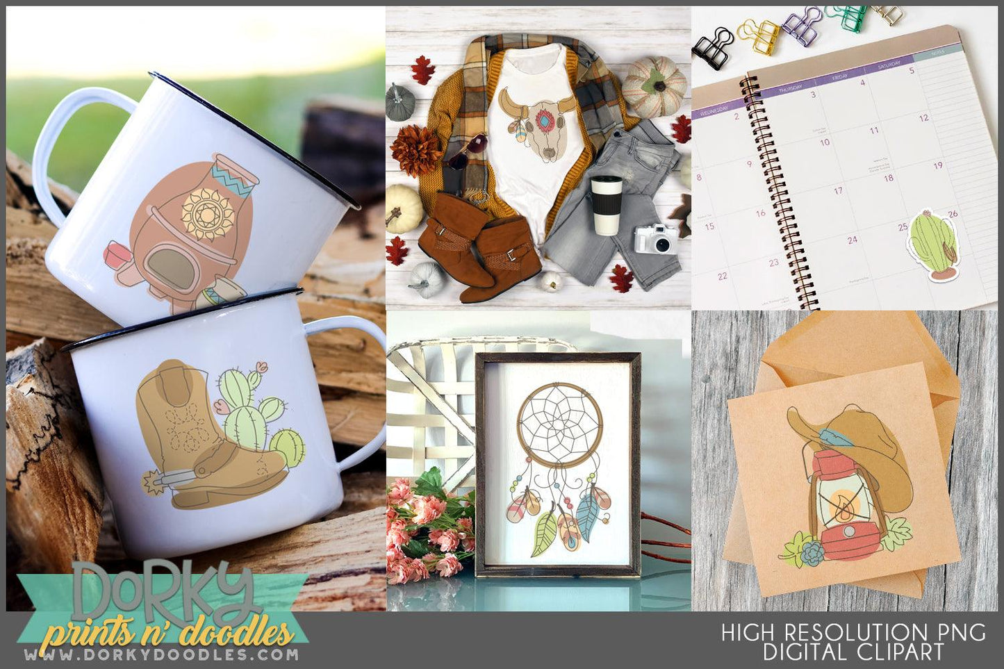 Sketchy Cowboy Clipart