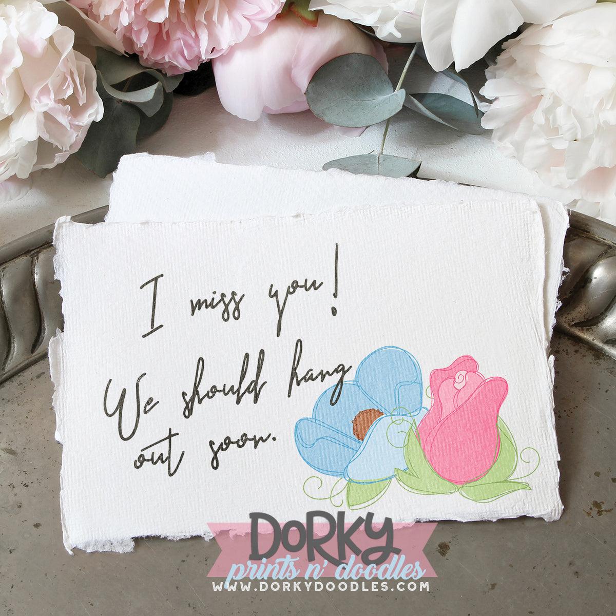 Sketchy Flowers Spring Clipart