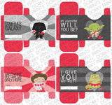 Star Heroes Valentine Treat Boxes Holiday Printables