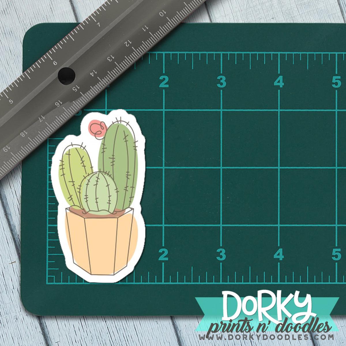 Succulents Large Waterproof Sticker