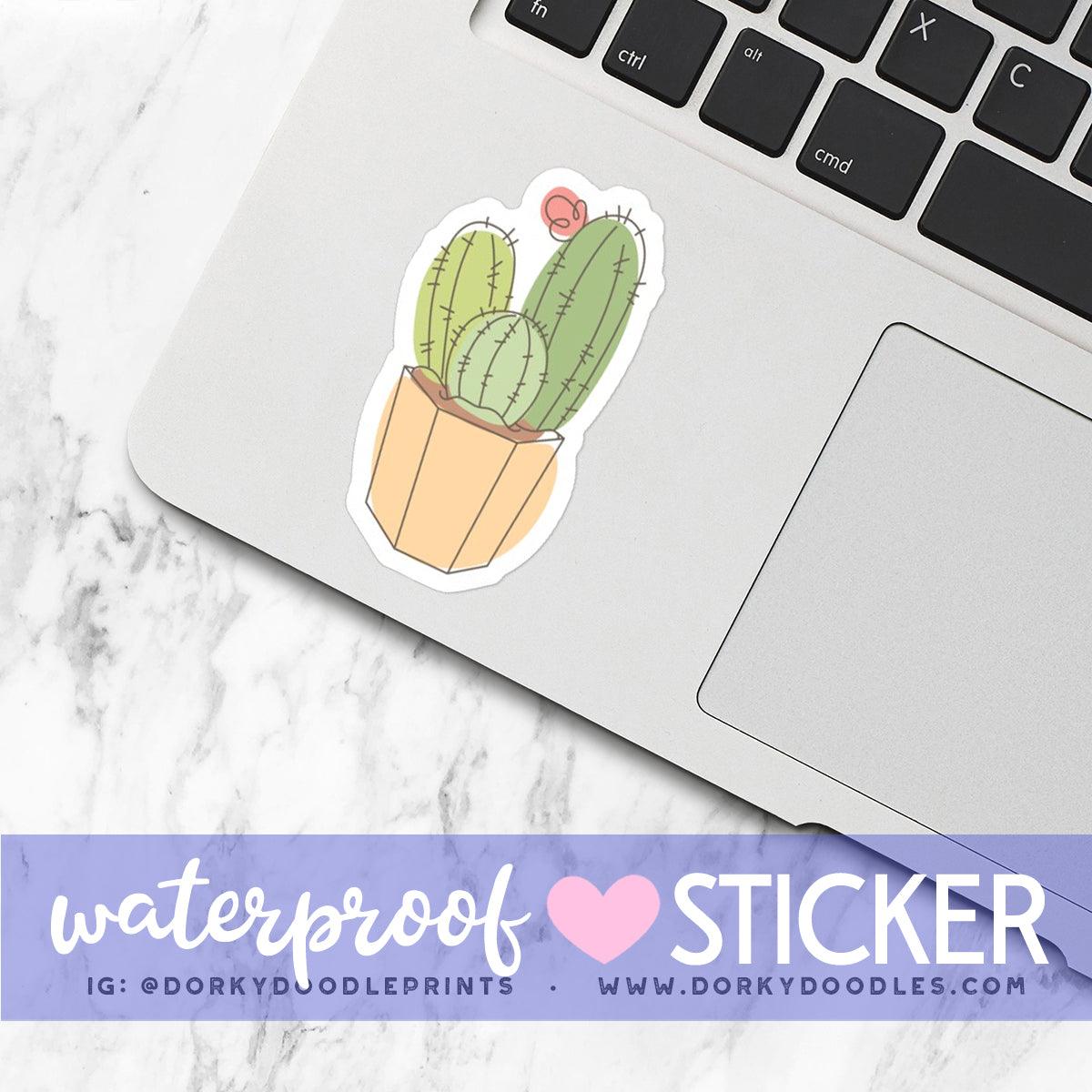 Succulents Large Waterproof Sticker