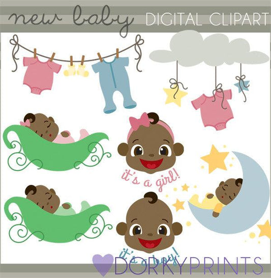 Sweet Pea Babies Clipart