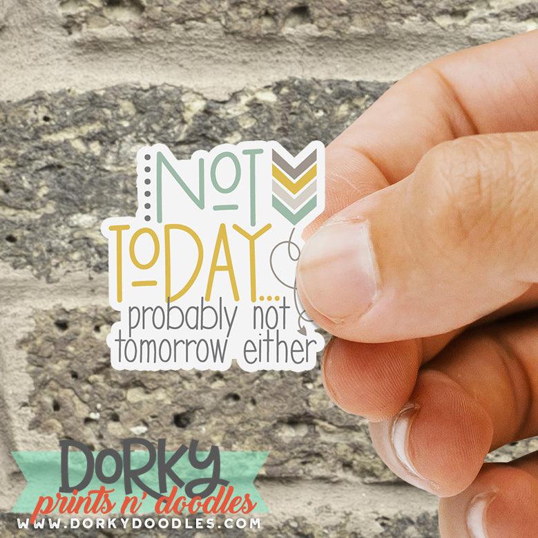 Today is Cancelled Sticker Sheet
