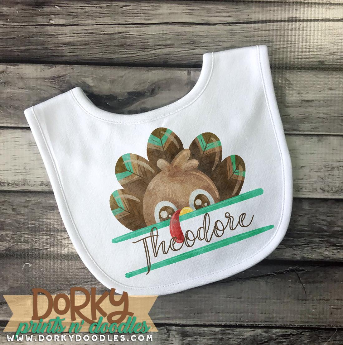 Turkey Name Holder Watercolor PNG
