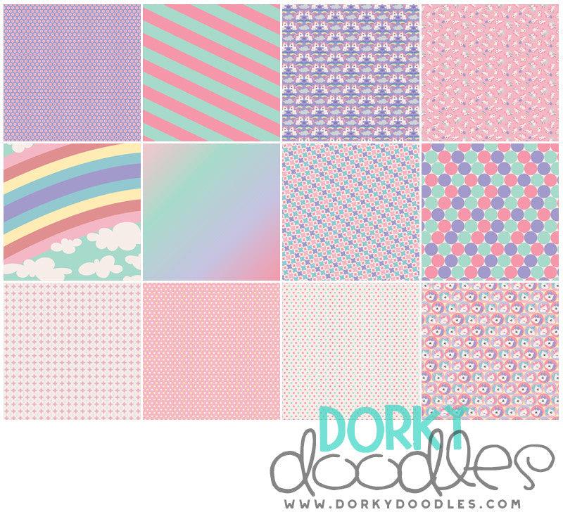 Unicorn Digital Paper Pack
