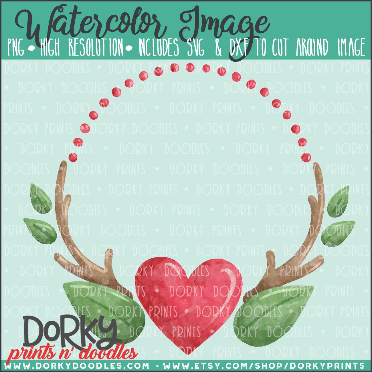 Valentine's Day Watercolor PNG