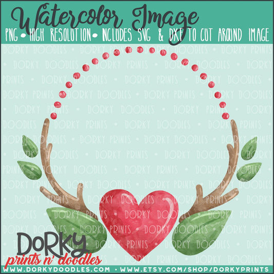 Valentine's Day Watercolor PNG