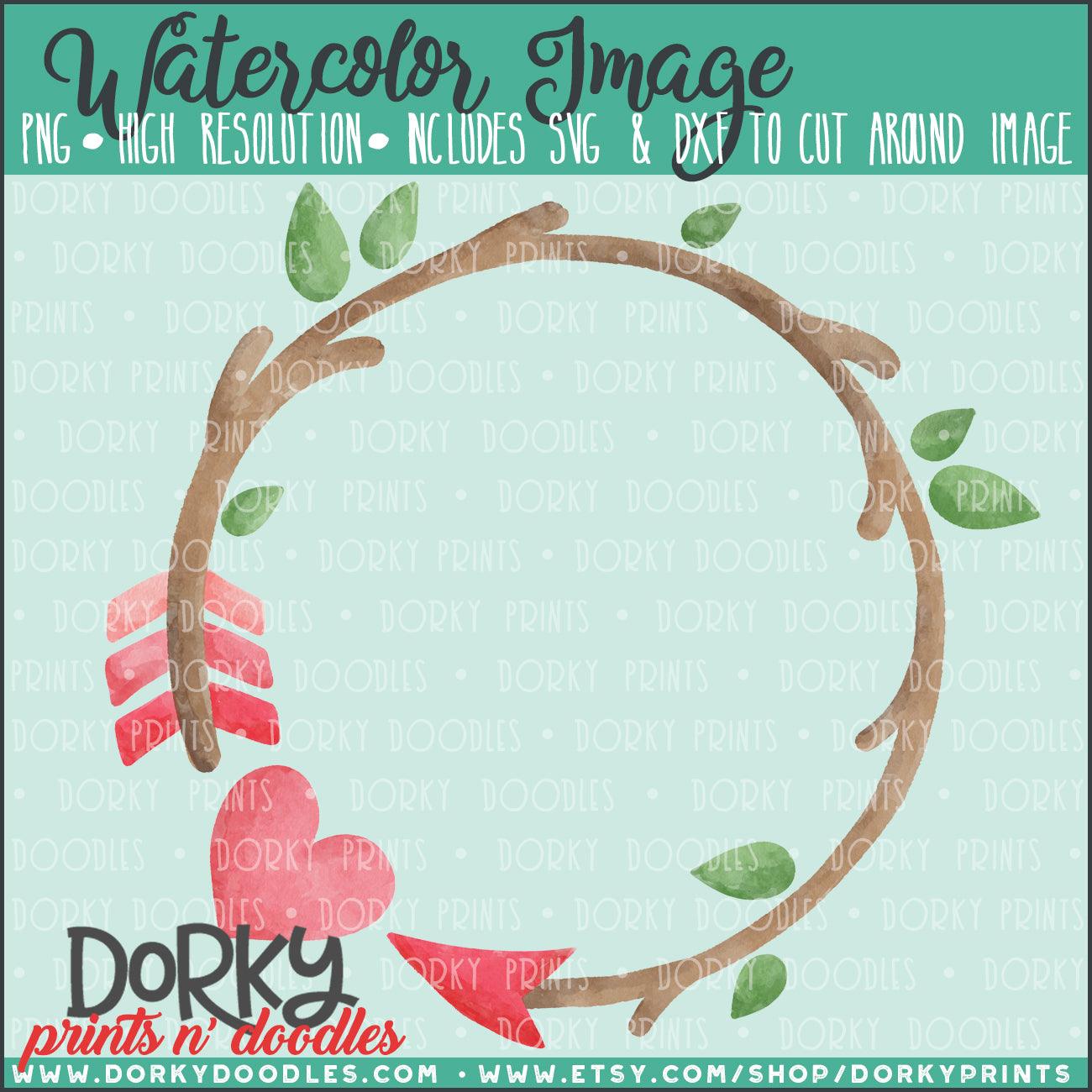 Valentine's Day Watercolor PNG