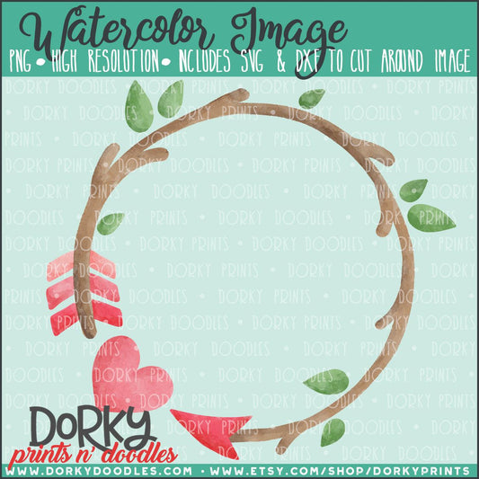 Valentine's Day Watercolor PNG
