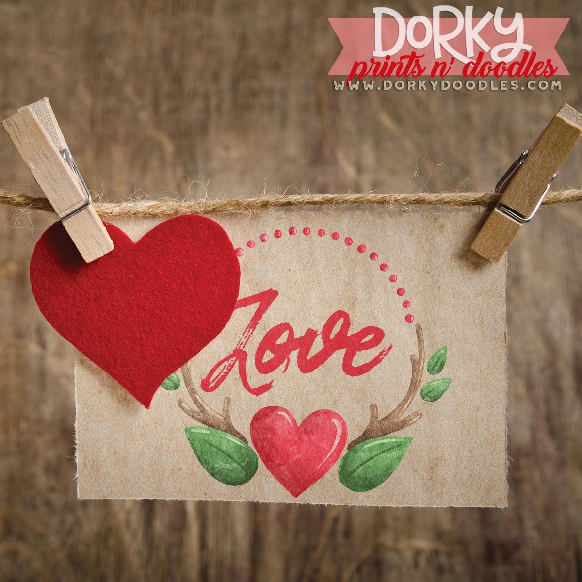 Valentine's Day Watercolor PNG