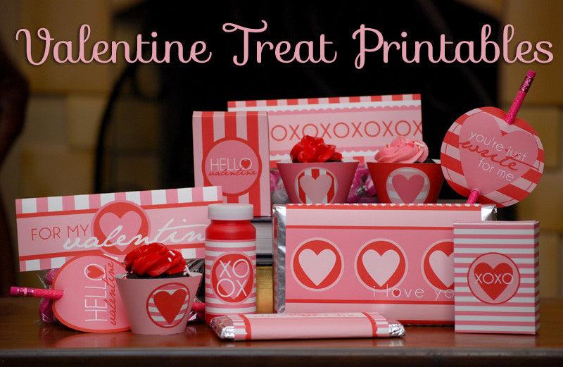 Valentine Treats and Holiday Printables