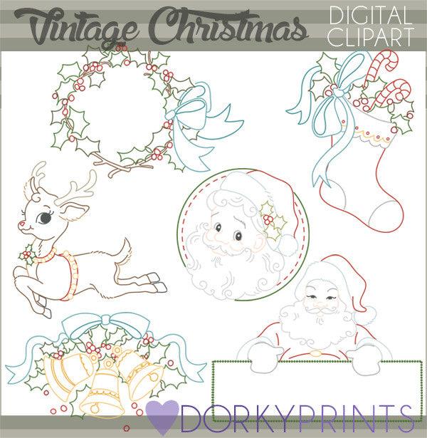Vintage Christmas Clipart