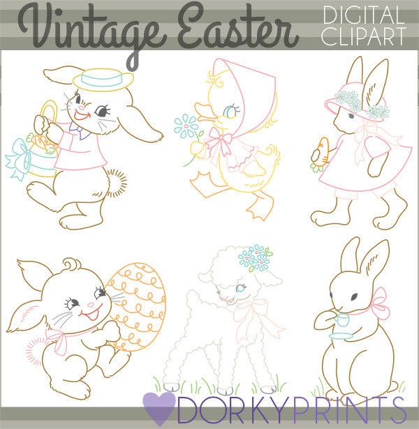 Vintage Easter and Spring Clipart
