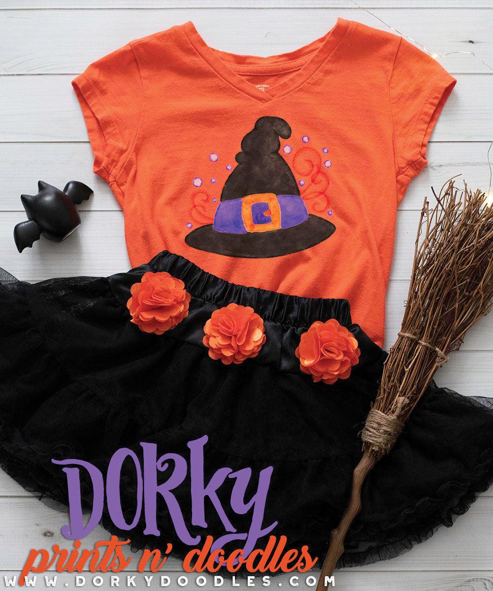 Witch Hat Watercolor PNG