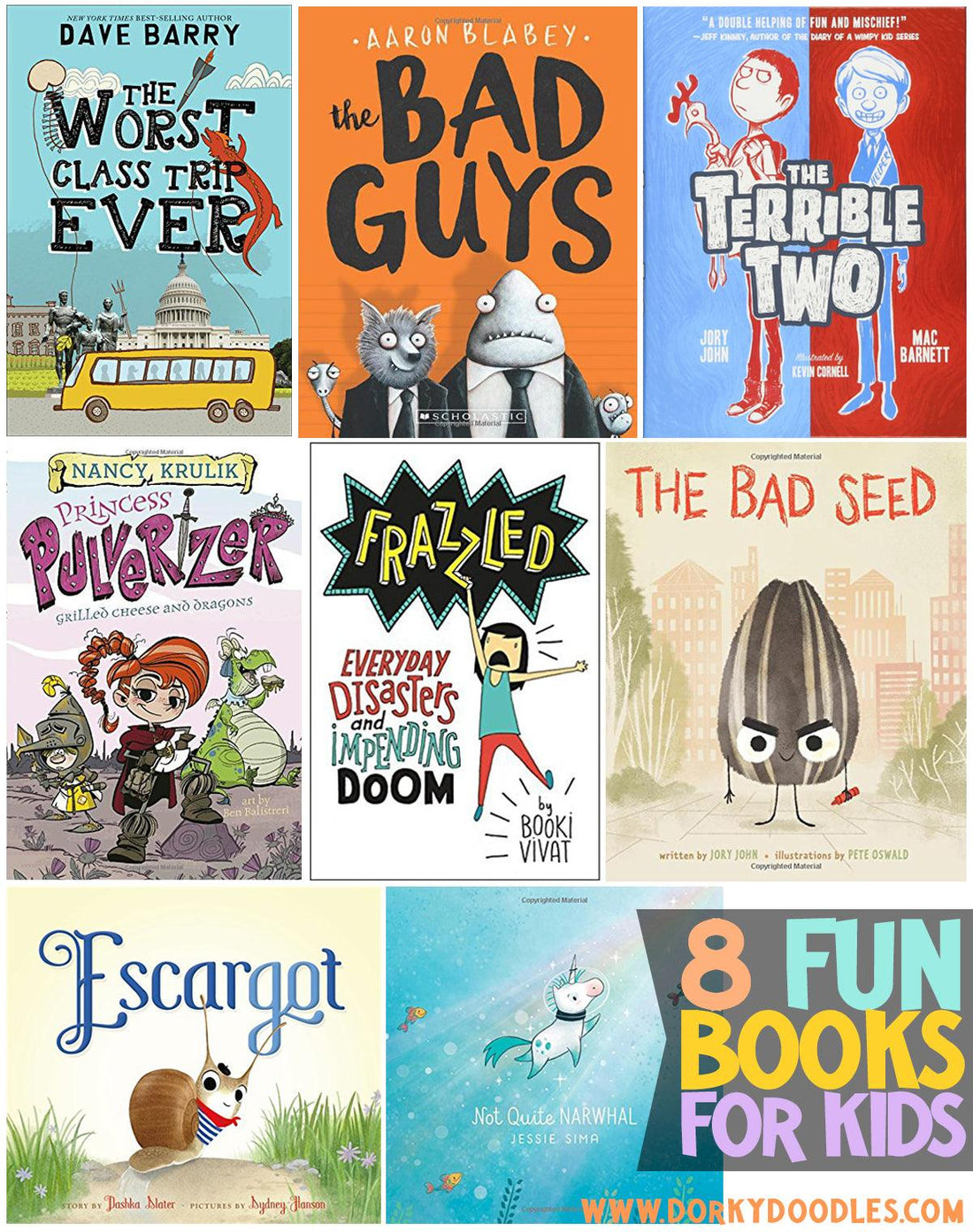 8 Fun Books for Kids to Read - Dorky Doodles