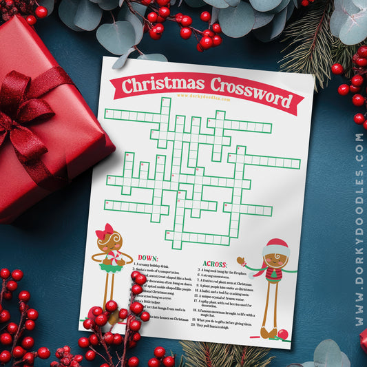 Christmas Crossword Puzzle to Print and Enjoy - Free Printable