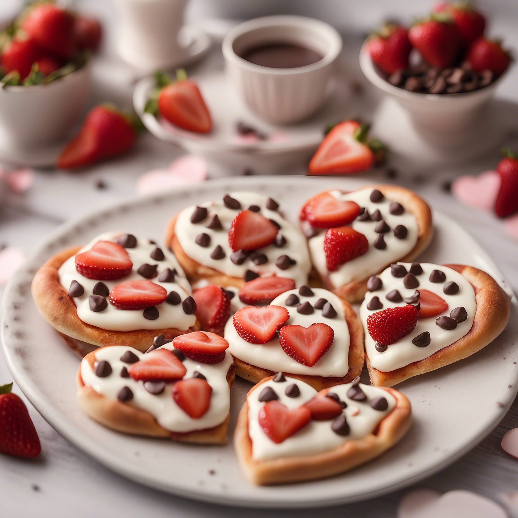 Spread the Love with Valentine's Day Sweetheart Mini Pizzas
