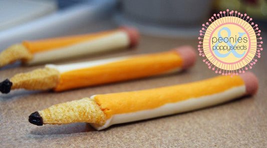 Cheese Pencil Snacks - Dorky Doodles