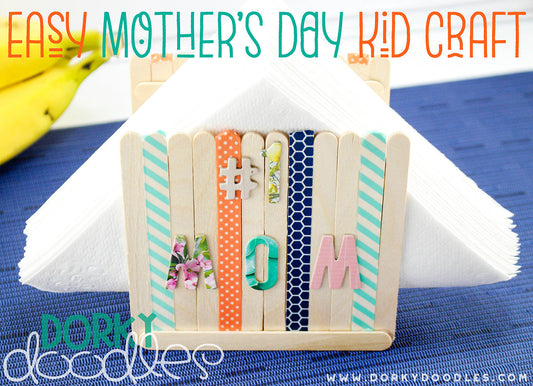 Easy Mother's Day Craft for Kids - Dorky Doodles