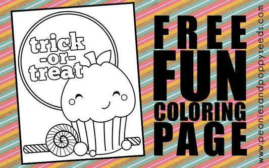 Free Halloween Coloring Page - Dorky Doodles