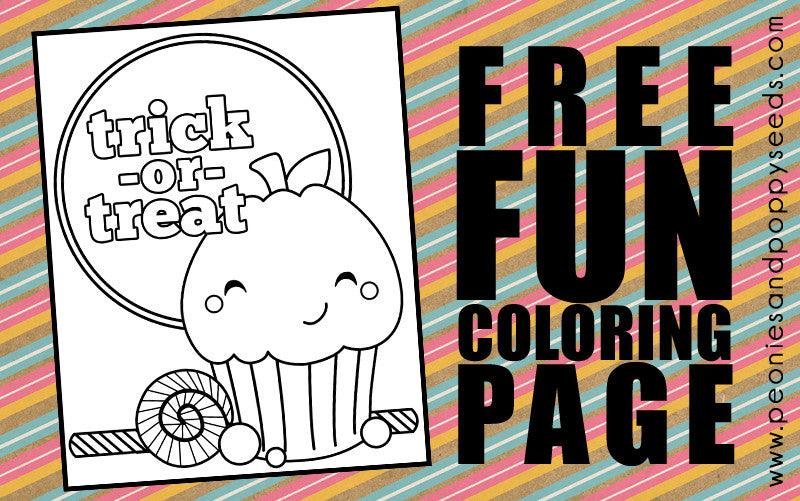 Free Halloween Coloring Page