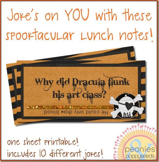 Free Printable: Halloween Jokes - Dorky Doodles