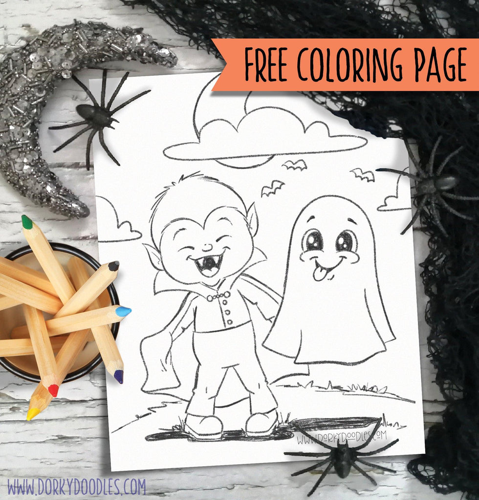 Fun Halloween Coloring Page