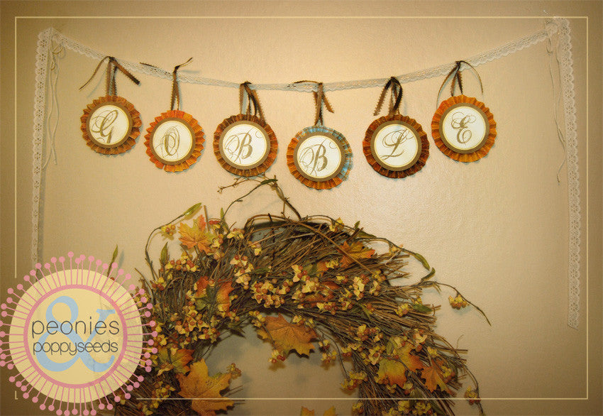 Gobble Banner Printable and Tutorial