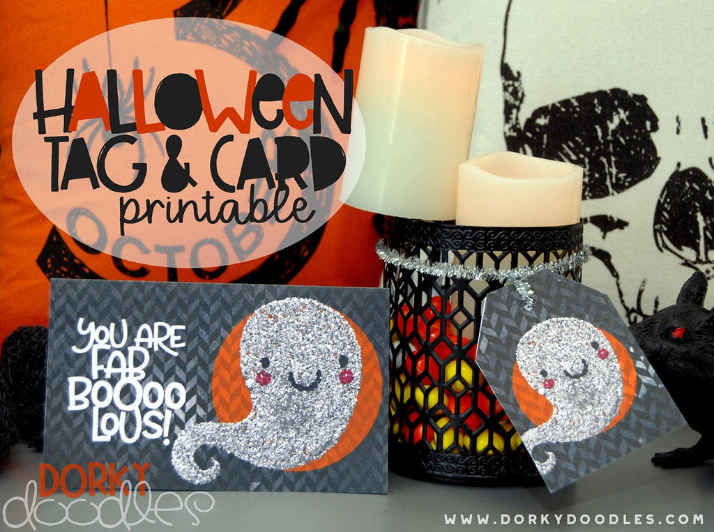 Halloween Gift Tag and Card - it's faBOOOlous!
