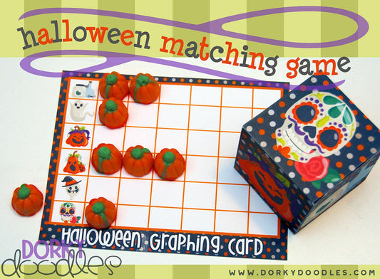 Halloween Matching Game - Dorky Doodles