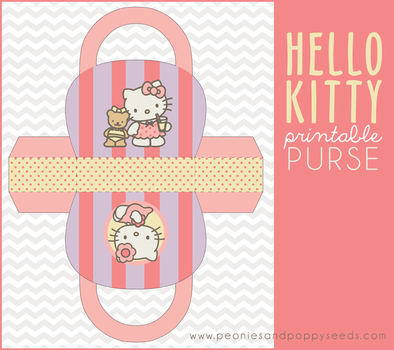 Hello Kitty Printable Purse