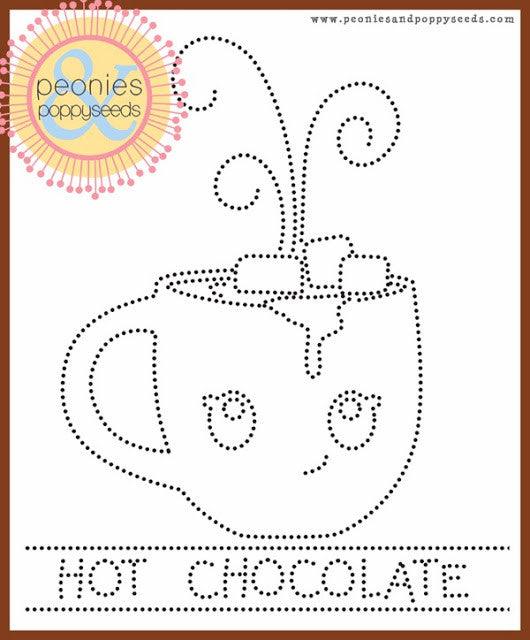 Holiday Dotted Pin Hole Art Templates - Dorky Doodles