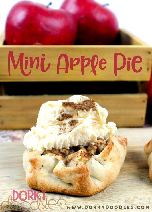 Mini Apple Pie Recipe - Dorky Doodles