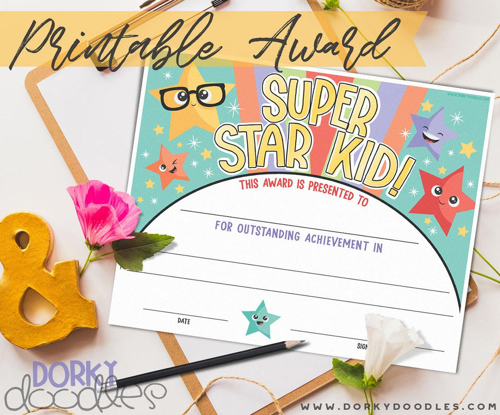 Printable Award Certificate for Kids