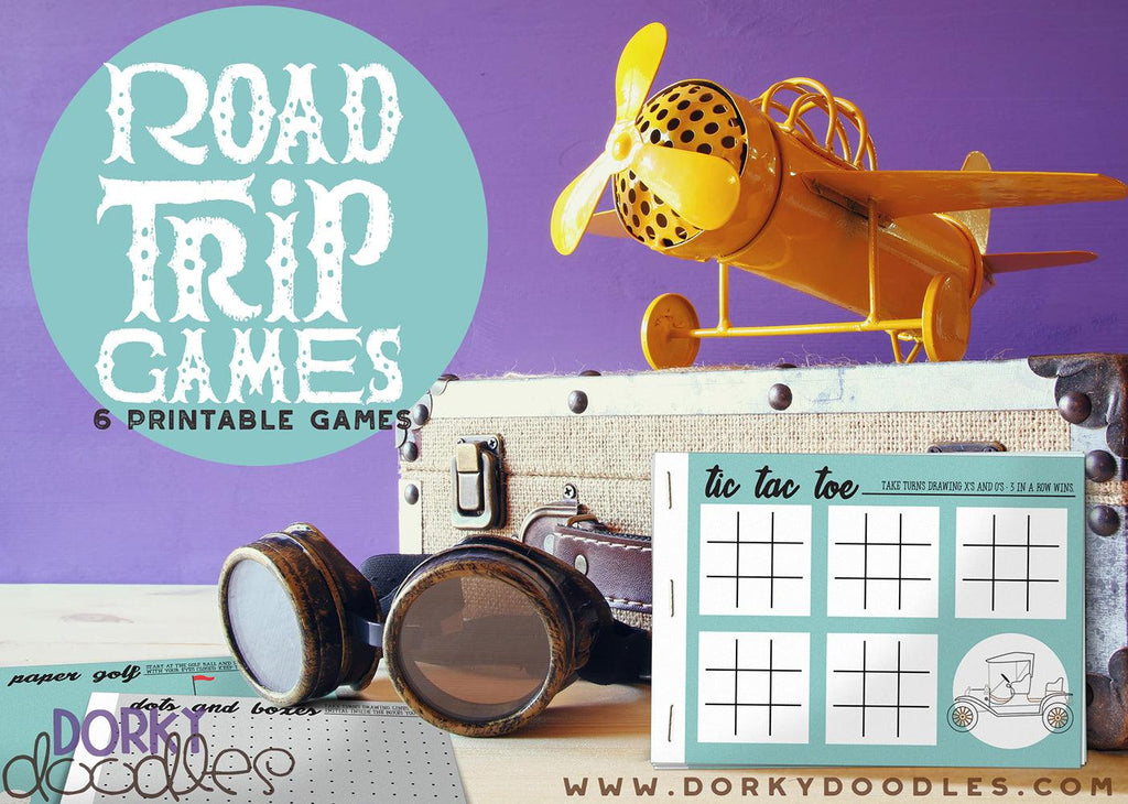 Six Fun Road Trip Games for Kids - Free Printable