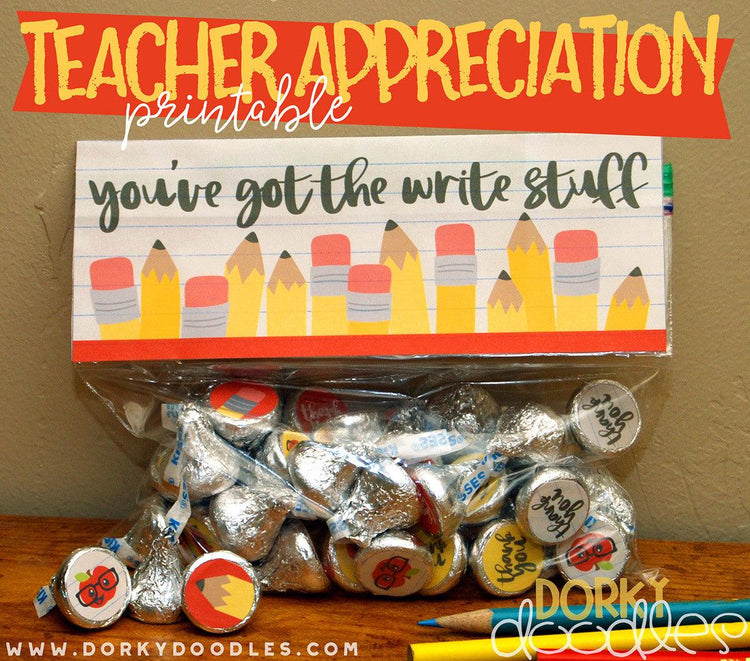 Teacher Appreciation Printable Gift – Dorky Doodles