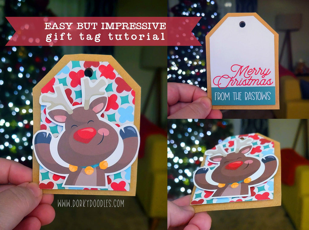 The Easiest Christmas Tags that Will Impress Your Friends and Family - A Tutorial