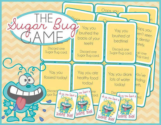 The Sugar Bug: A Game About Dental Hygiene - Dorky Doodles