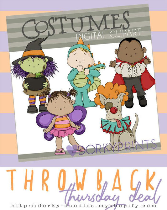 Throwback Thursday Deal: Halloween Costumes - Dorky Doodles