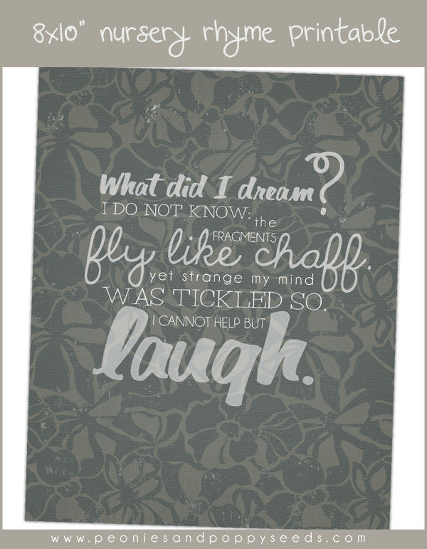 What Did I Dream? Printable - Dorky Doodles