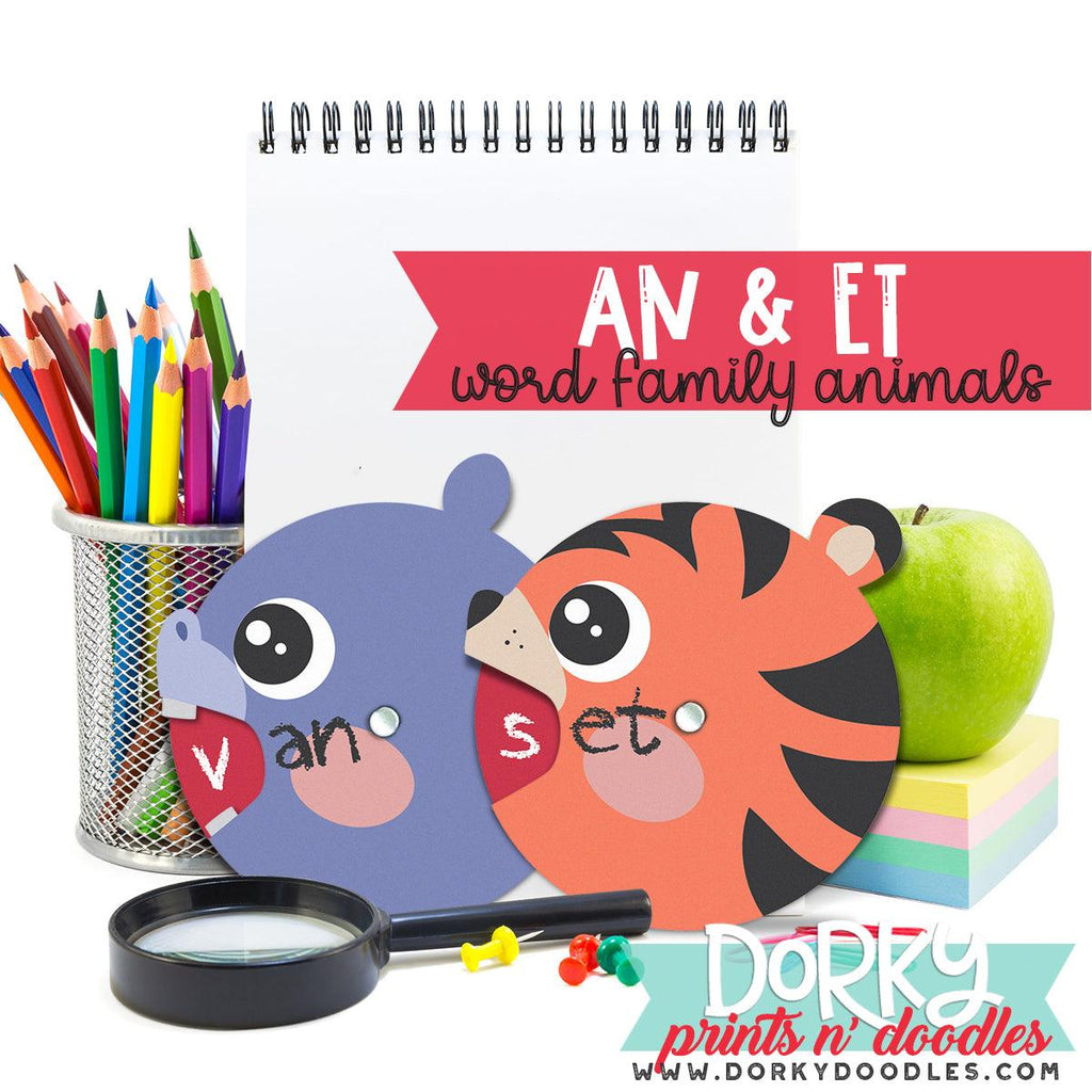 Word Families - AN and ET