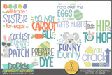 Easter Boy Words Spring Clipart
