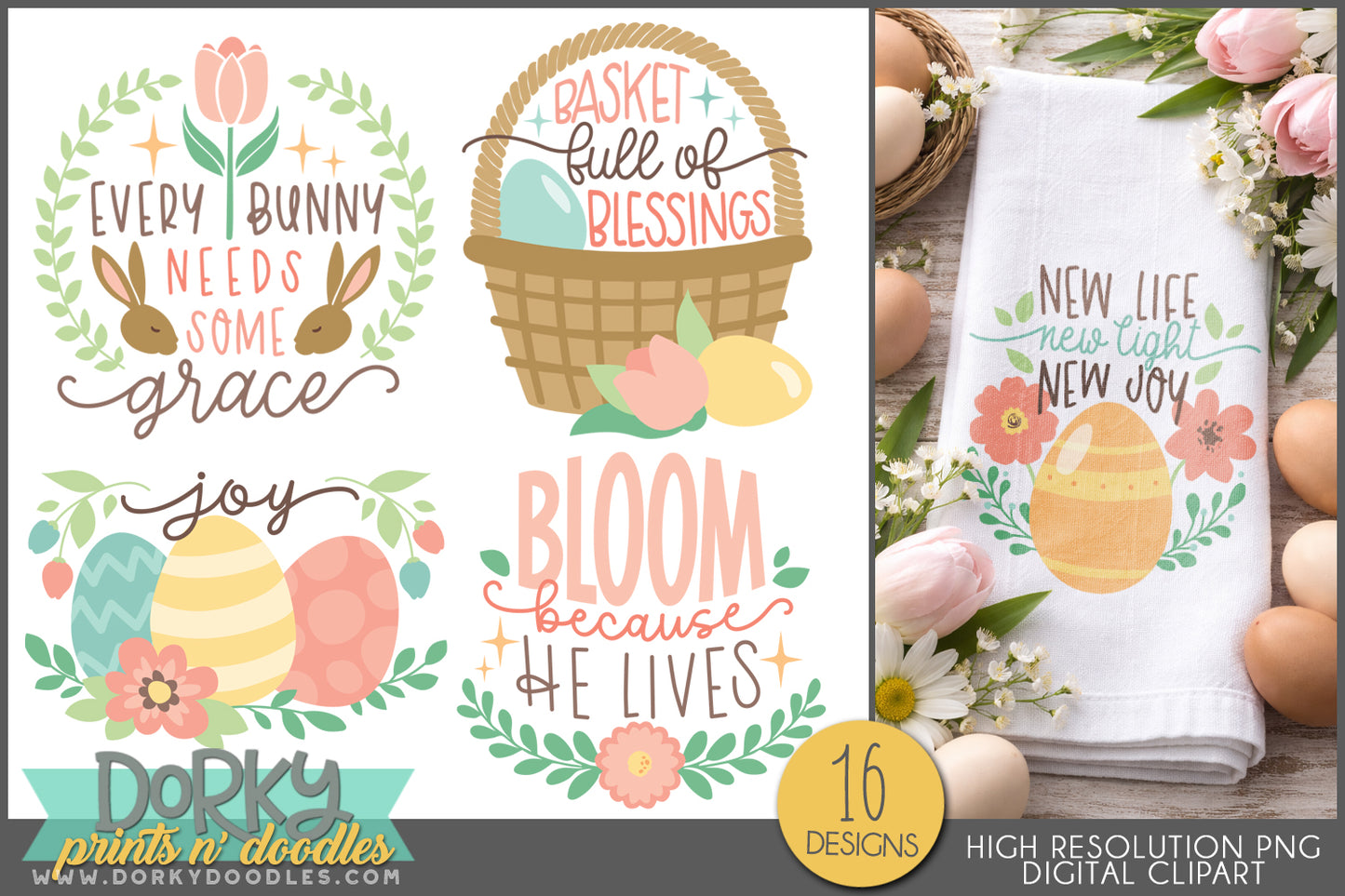 Cute Religious Easter Sayings Spring Clipart