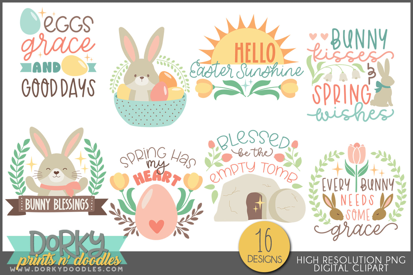 Cute Religious Easter Sayings Spring Clipart