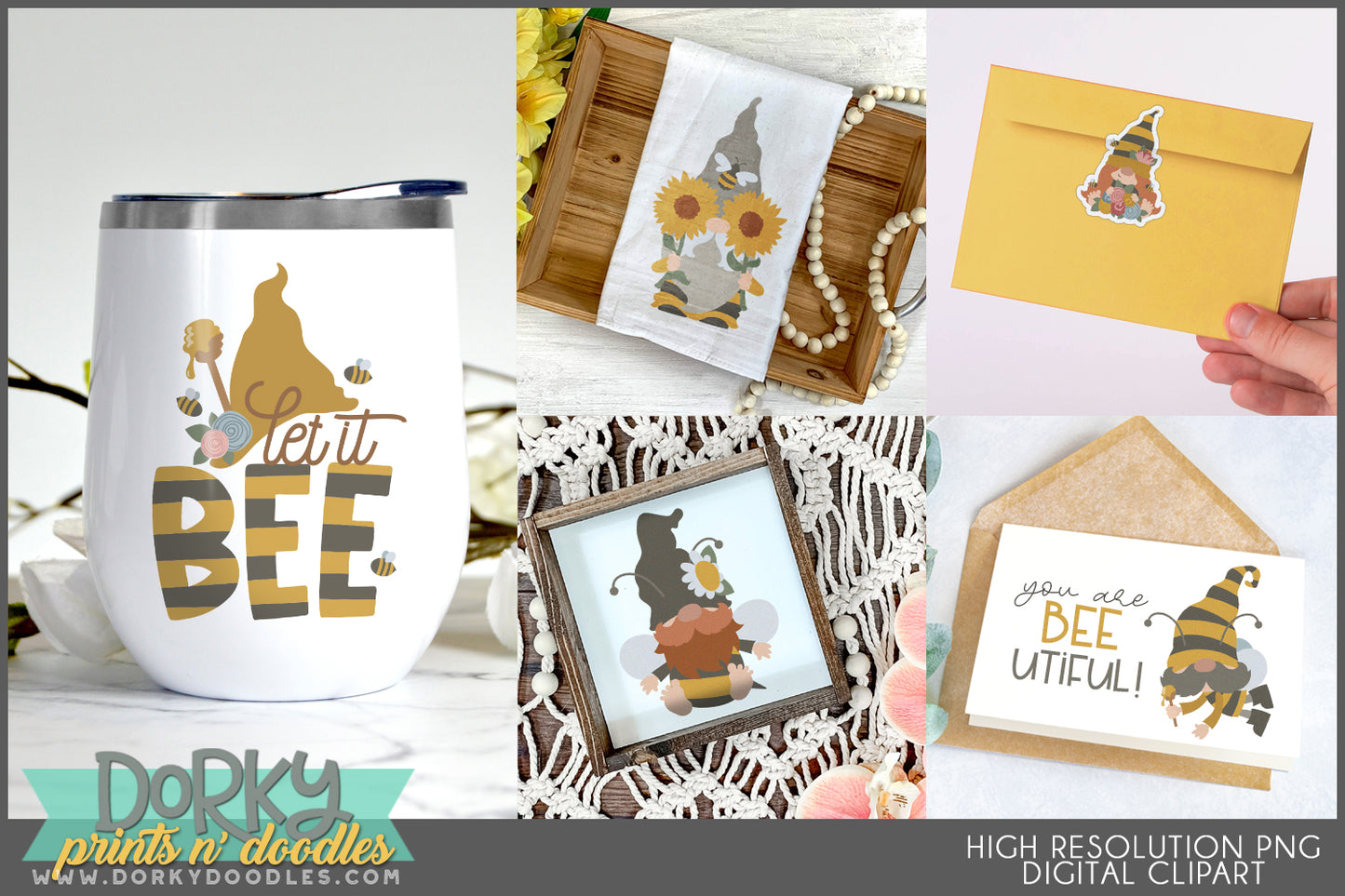 Gnome Love Clipart Bundle