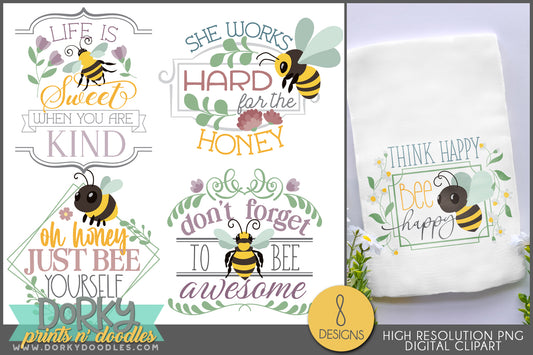 Honey Bee Sayings Clipart