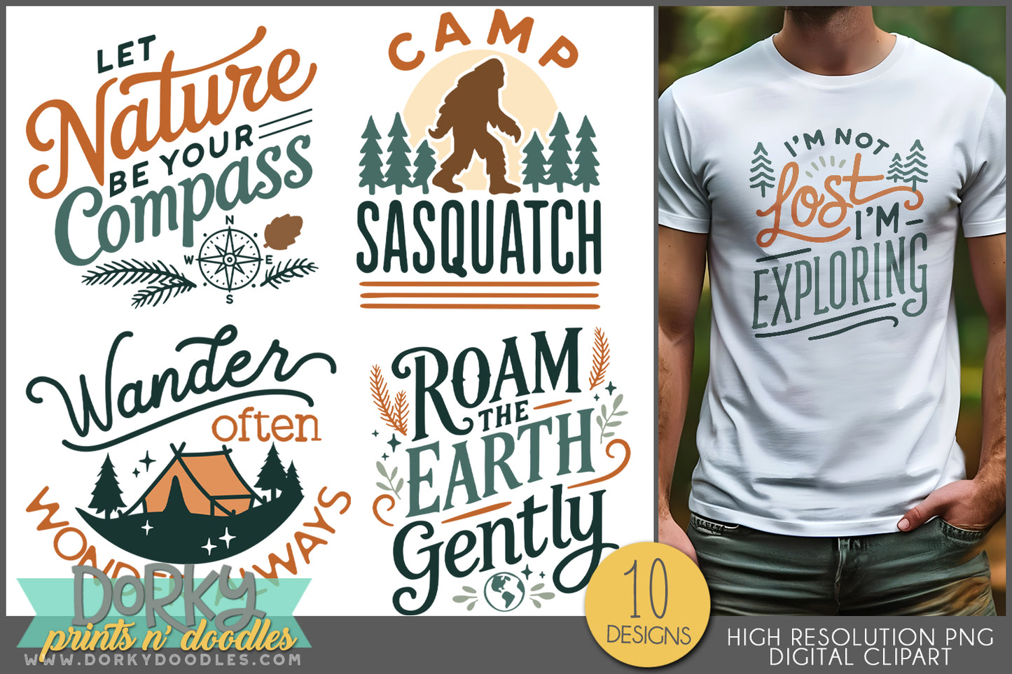 Camping Clipart Mega Bundle