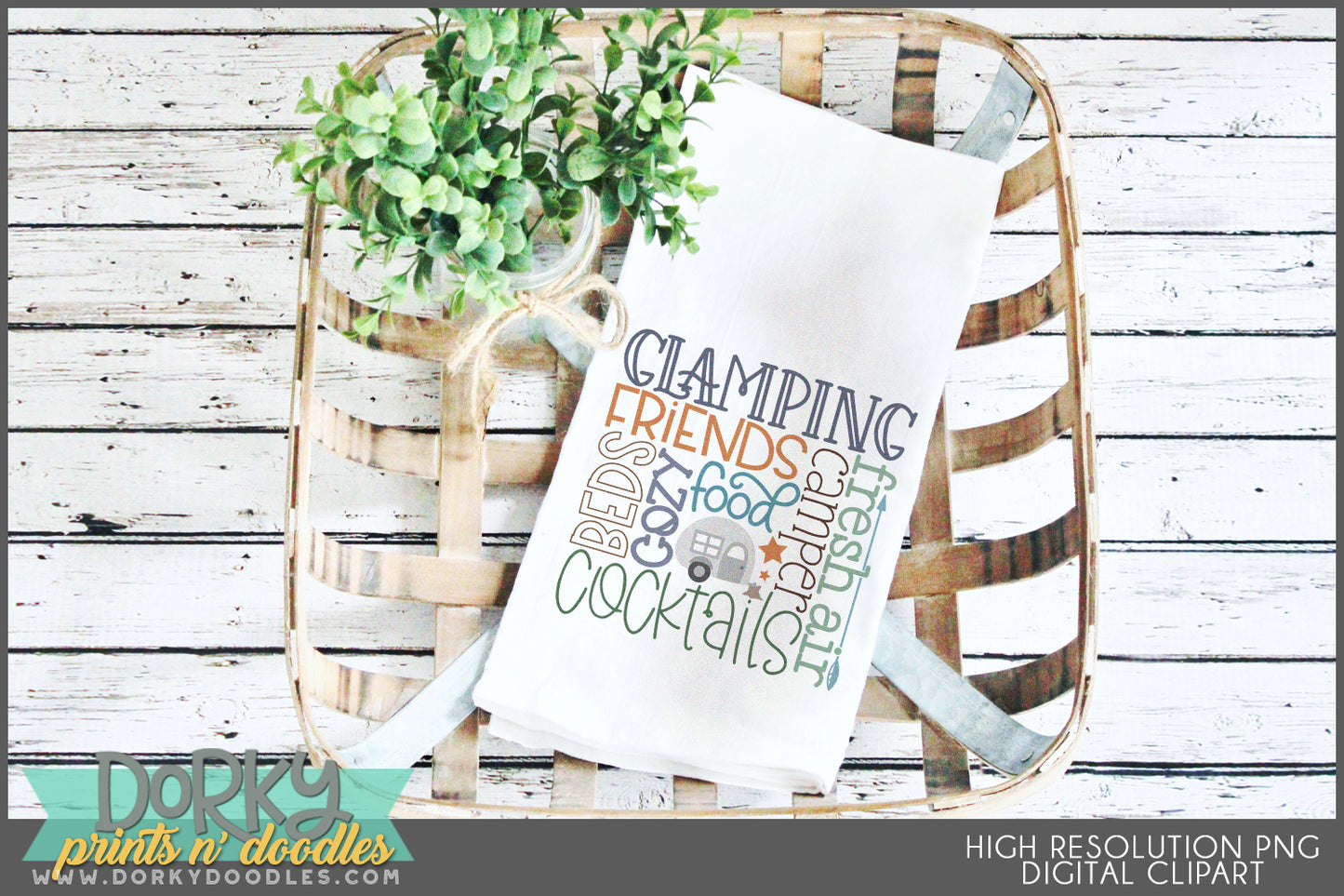 Camping Clipart Mega Bundle